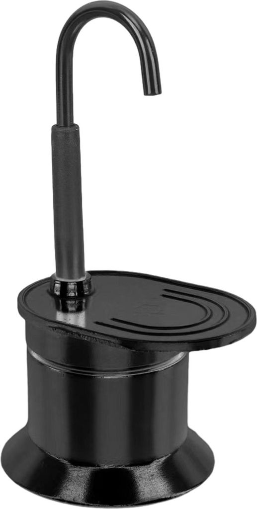 Einzelröhren-Mokkakanne, 1 Tasse, 50 ml, italienische Kaffeemaschine, tragbarer Kaffeebereiter für Partys im Freien, Reisen, Camping