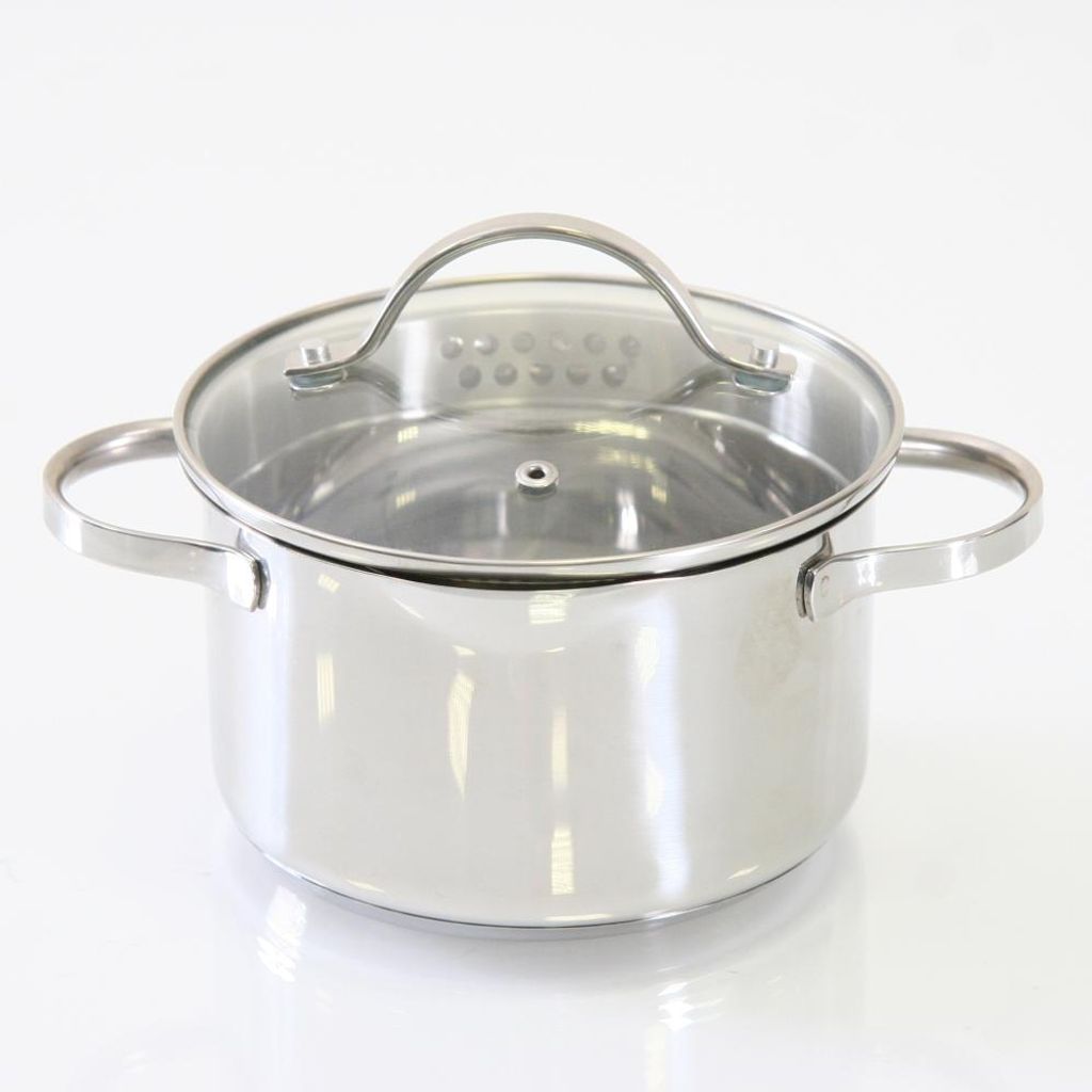 AXENTIA Kochtopf Pado Edelstahl 16 cm 1,50 Liter