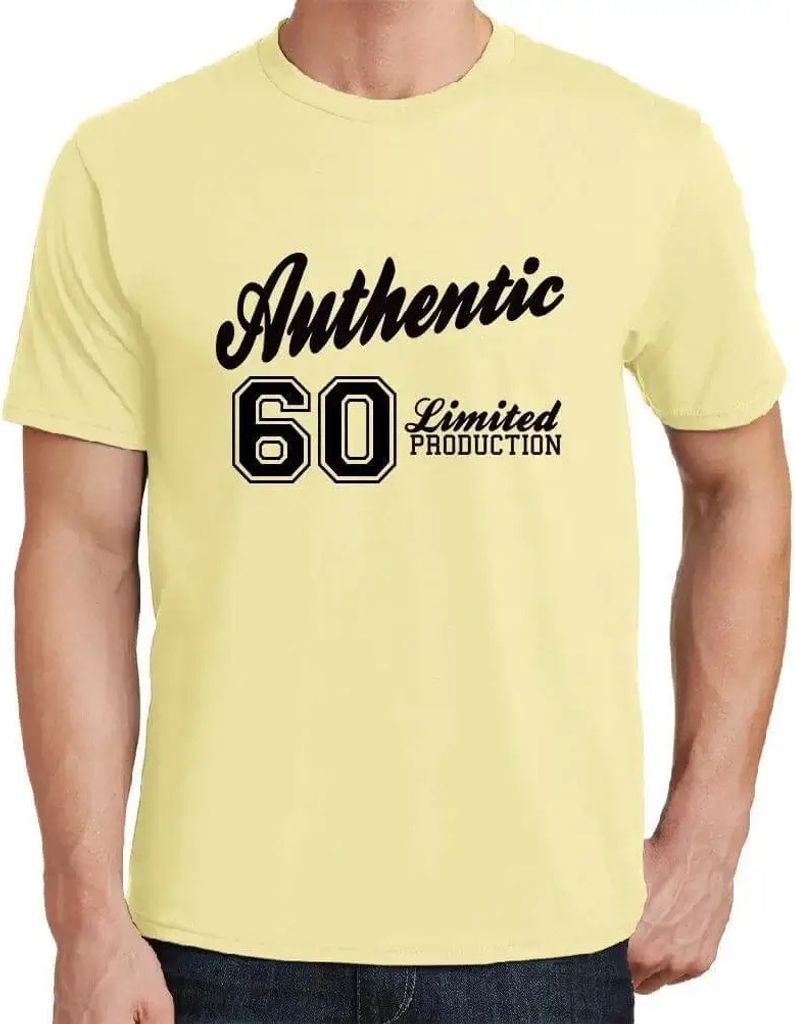 Herren Grafik T-Shirt 60 authentisch – 60 Authentic – Geschenk 60. Geburtstag Jahrestag 60 Jahre Jubiläum 60 Jährige Mann Jahrgang 1964 Kurzarm