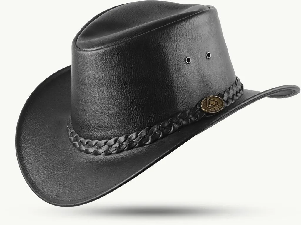 SCIPPIS COUTA cappello da esterno, cappello da cowboy, cappello western, cappello da equitazione, unisex, nero S