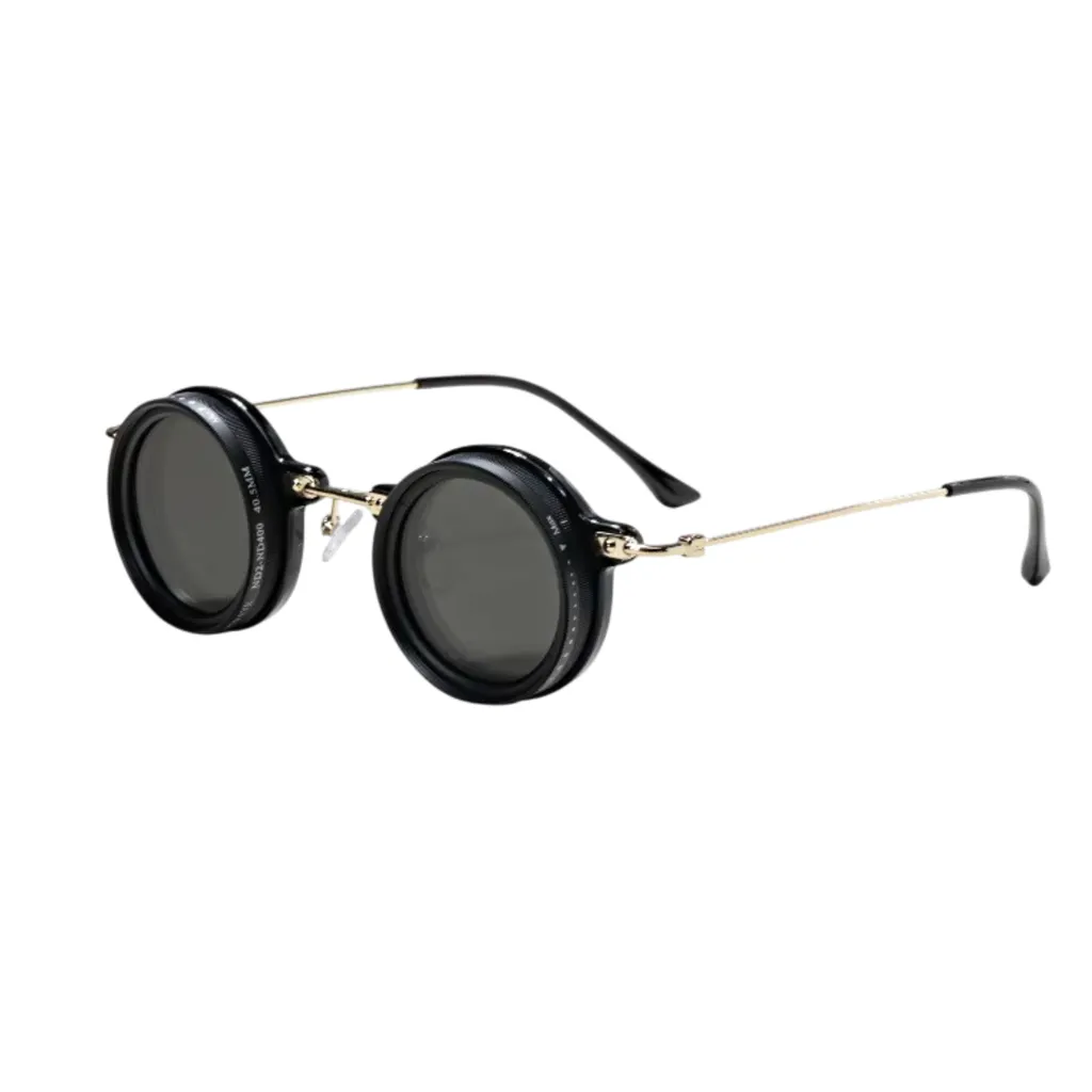 Lunettes de soleil rondes TINGLAS réglables avec 9 niveaux d'intensité