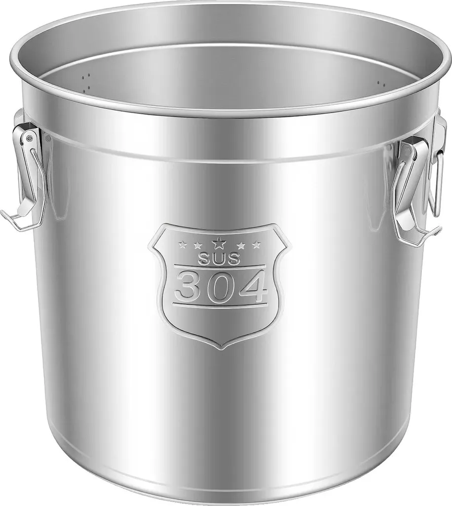 Boîte inox durable 48L ultra hermétique avec système de 4 clips pro