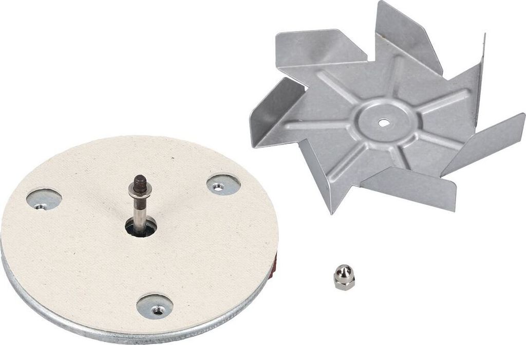 easyPART passend für 10033466 EUROPART Heißluftventilator universal 30W 220/240V Backofenventilator Heißluft mit Flügel für Backofen Herd