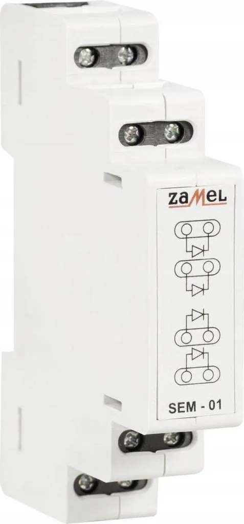 Séparateur d'entrée modulaire 4 voies Zamel avec isolation 230V