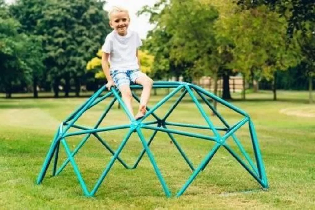 Petit dôme à grimper pour enfants - Structure de jeu de jardin robuste - 2