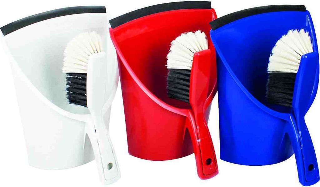Set spazzatura Jumbo, scopa con lama extra large Immagine del prodotto 