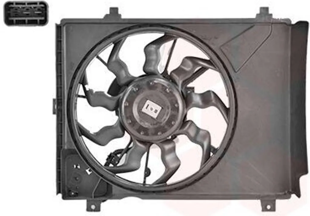 Ventilateur moteur VAN WEZEL 8208747 pour circuit de refroidissement