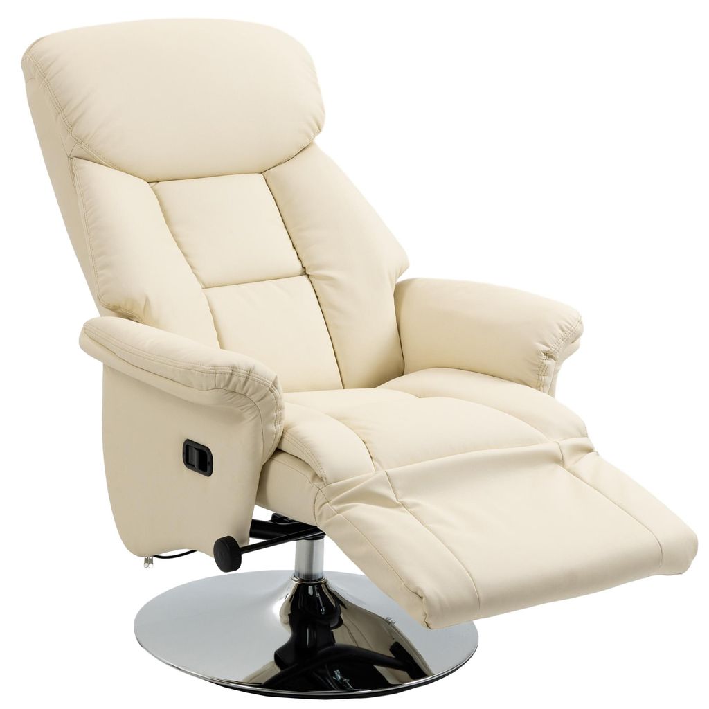 HOMCOM relaxfauteuil, tv-stoel met handmatig verstelbare Productafbeelding 