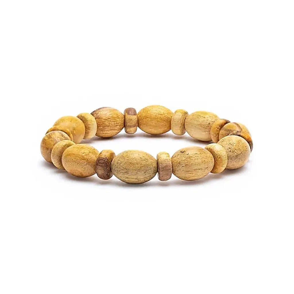 Bracelet de Méditation Palo Santo - Ensemble de 2 Bracelets pour Yoga