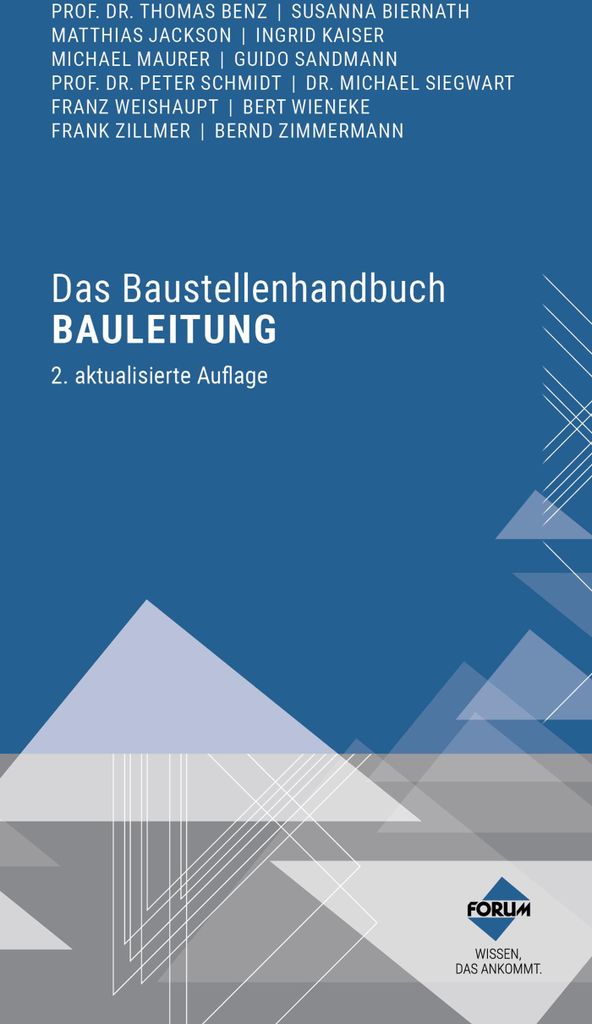 Das Baustellenhandbuch Bauleitung