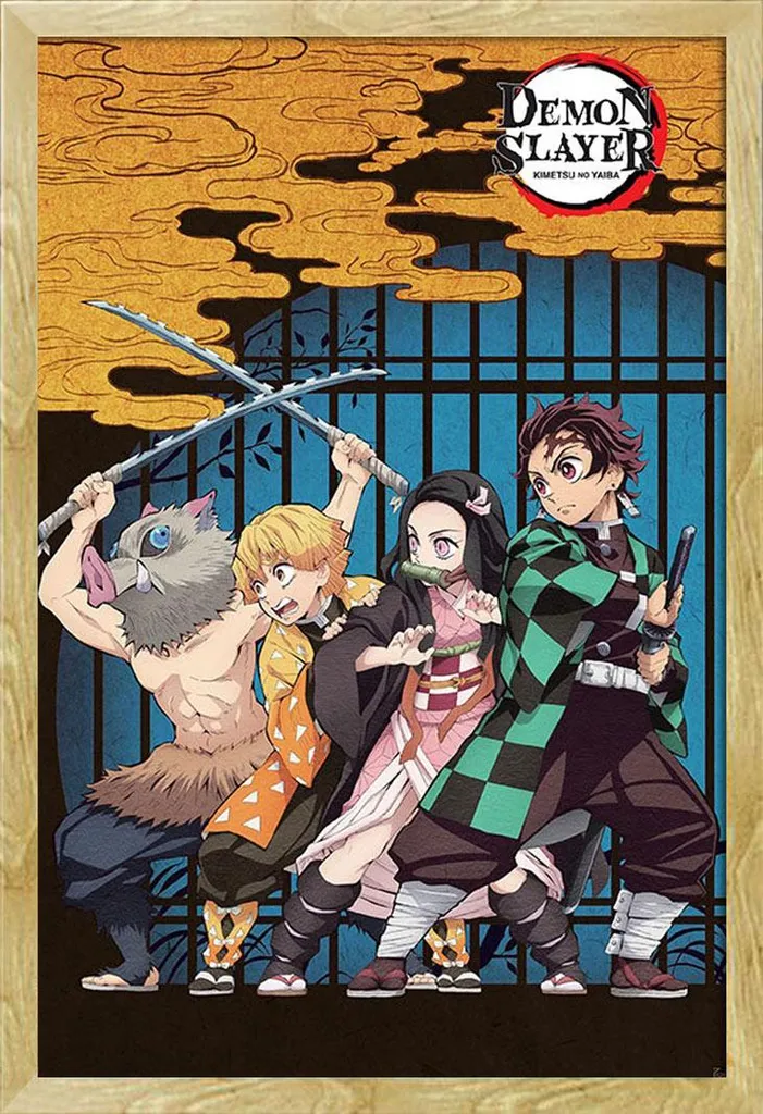Analisi Set Demon Slayer: Cornice Maxi Shinsuke® Faggio e Poster