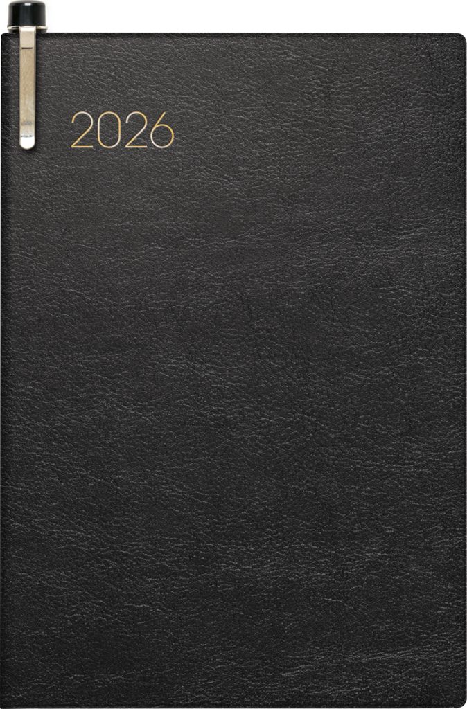 2026 Brunnen Taschenkalender 723 A7 sw 4061947142679