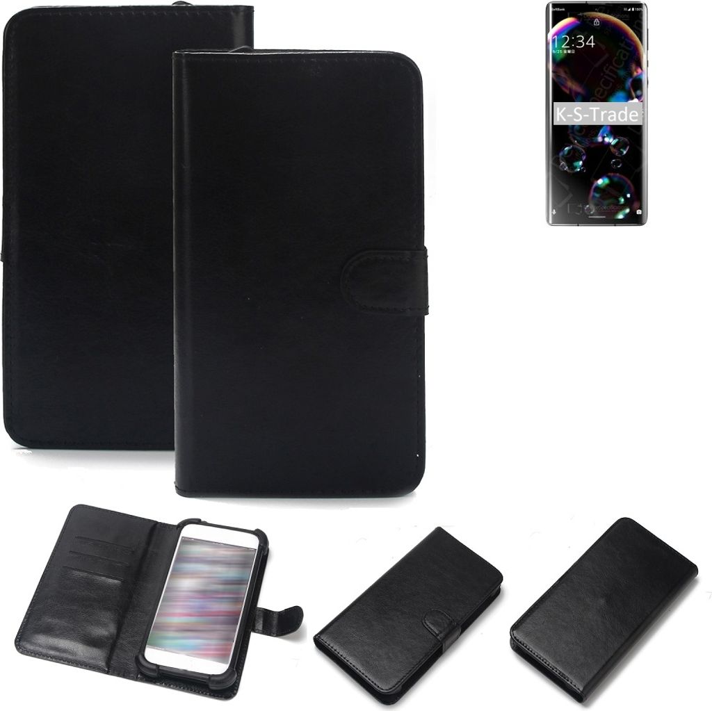 K-S-Trade Handyhülle Schutzhülle kompatibel mit Sharp Aquos R6 Handy Schutz Hülle Handyhülle Bumper schwarz 1x