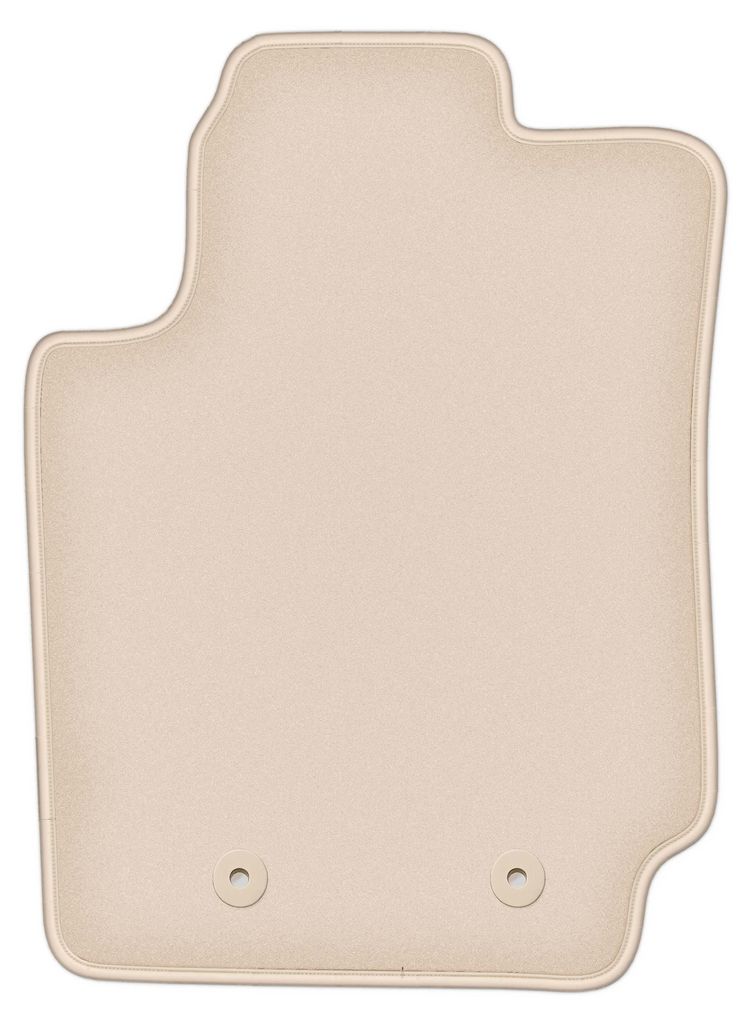 DURBAN Beige Velours-Fahrerfußmatte für Ford Ranger MK5 FL Pickup (2015-2022)