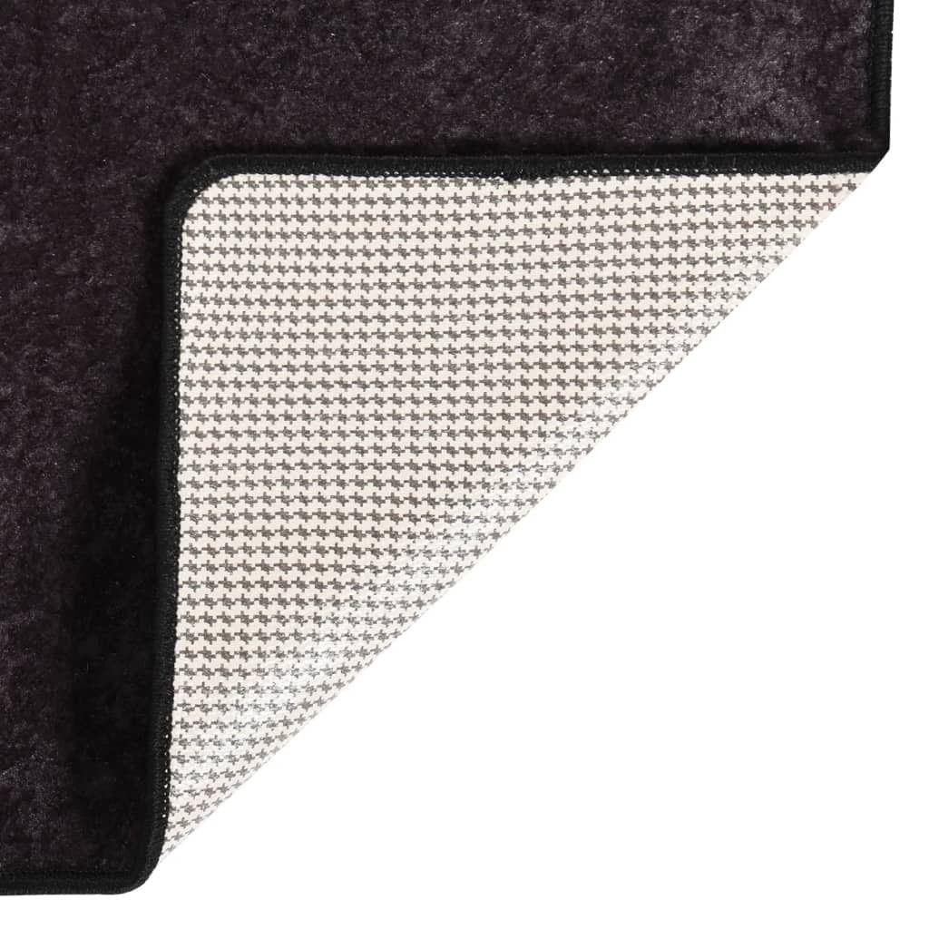 "SALE 2026"Designerteppiche - Anthrazit Teppich Waschbar Anthrazit 120x180cm Rutschfest Stabli Möbel5559918