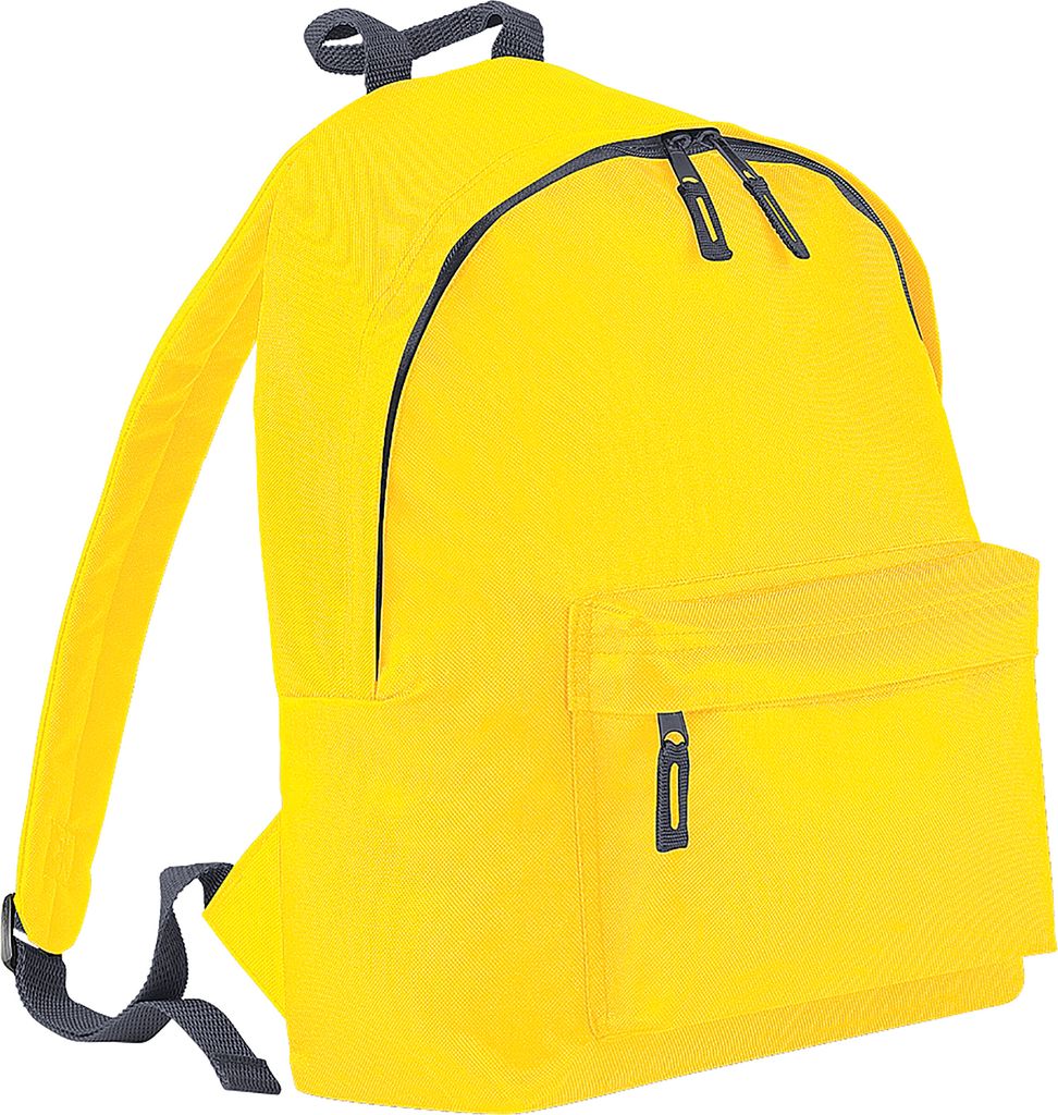 Bagbase Fashion Rucksack, 18 Liter BC1300 (Einheitsgröße) (Gelb/Grau)