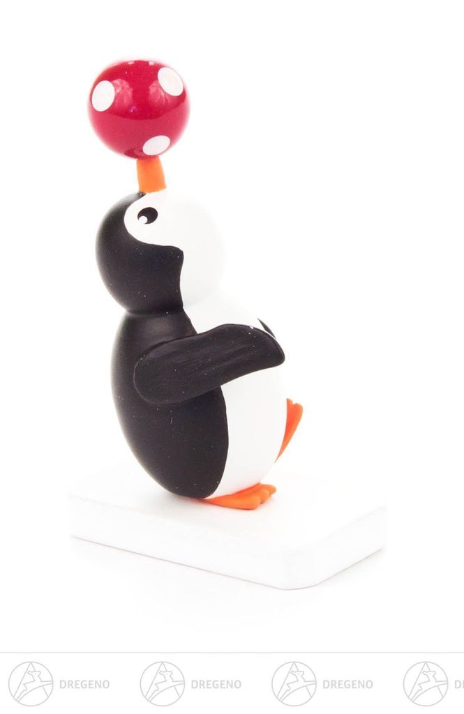 Miniatur Pinguin Jongleur Breite x Höhe x Tiefe 3,5 cmx6 cmx2 cm NEU