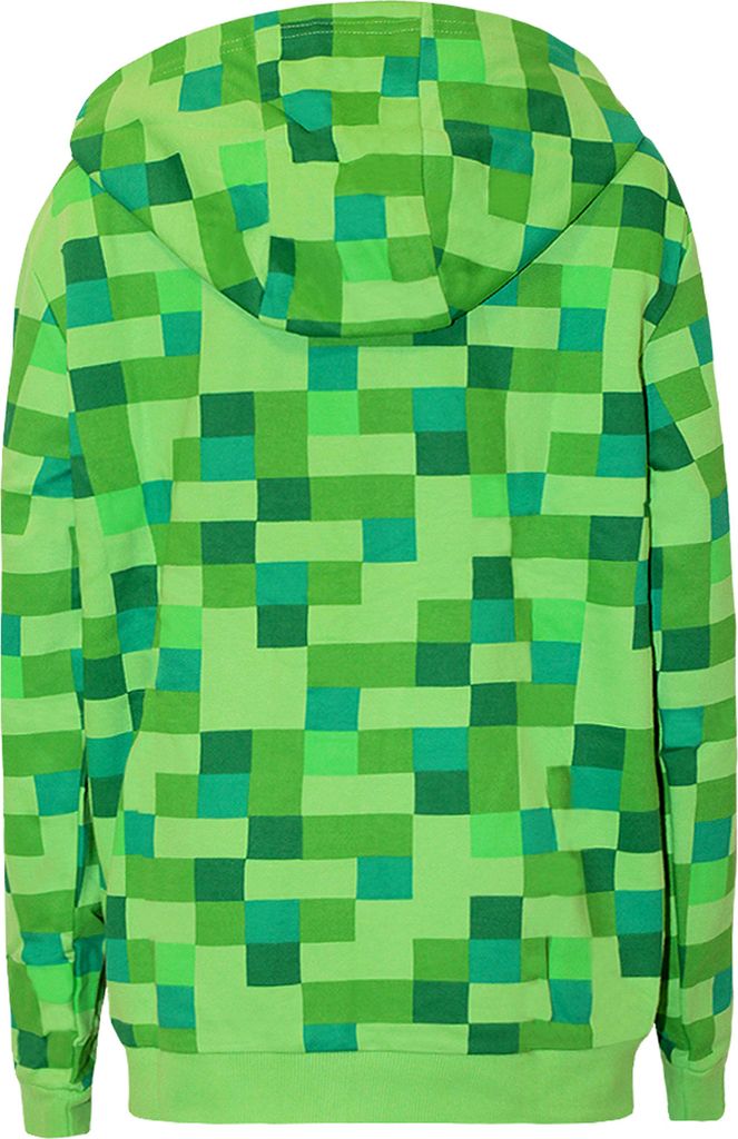 Chlapčenská bunda s kapucňou Minecraft Creeper Character Obrázok produktu 2