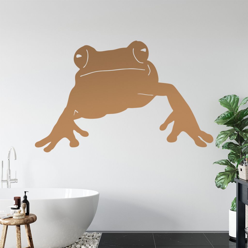 KIWISTAR Frosch - Quak Lurch Wasser Amphibien Wandtattoo in 6 Größen - Wandaufkleber Wall Sticker - Dekoration, Küche, Wohnzimmer, Schlafzimmer,...
