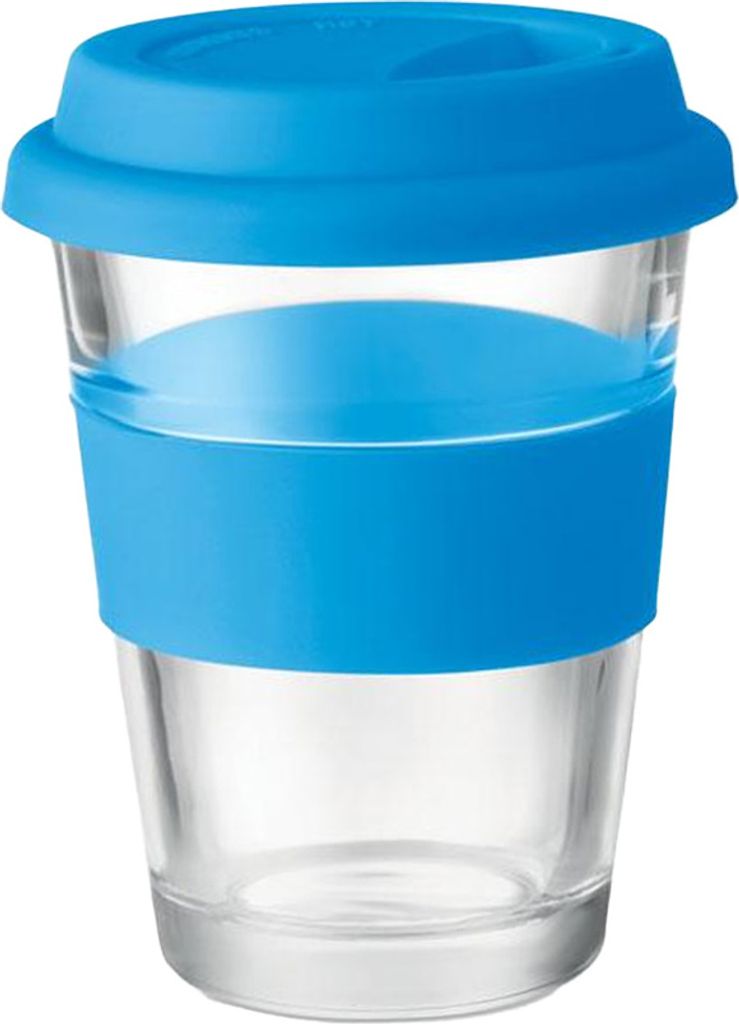 MidOcean - Trinkbecher "Astoglass", Glas, 350ml MO644 (Einheitsgröße) (Blau)