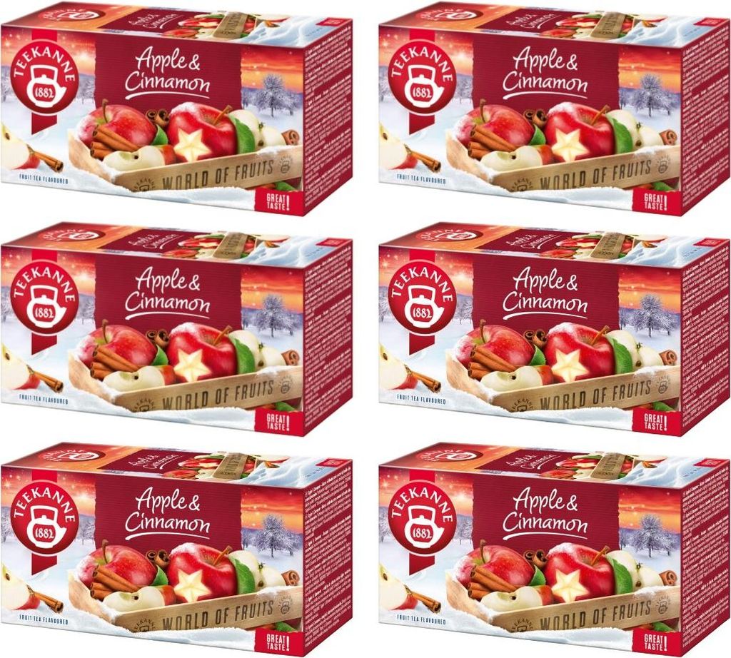 Teekanne Wintertee Apfel Zimt 6x 20 Teebeutel - Winter Produktbild 