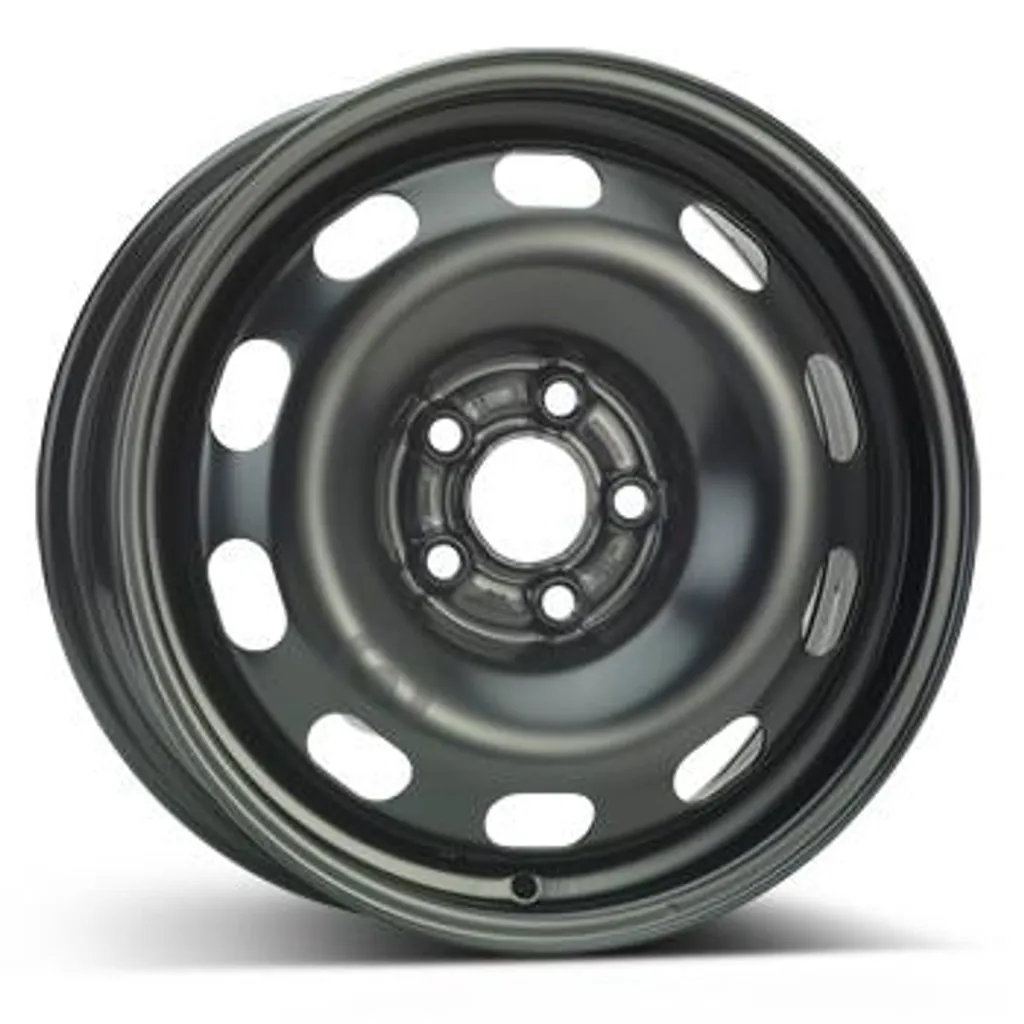 Jante 15 Pouces ALCAR ACCIAIO 8380 Noir 5x100 ET38 pour l'Hiver