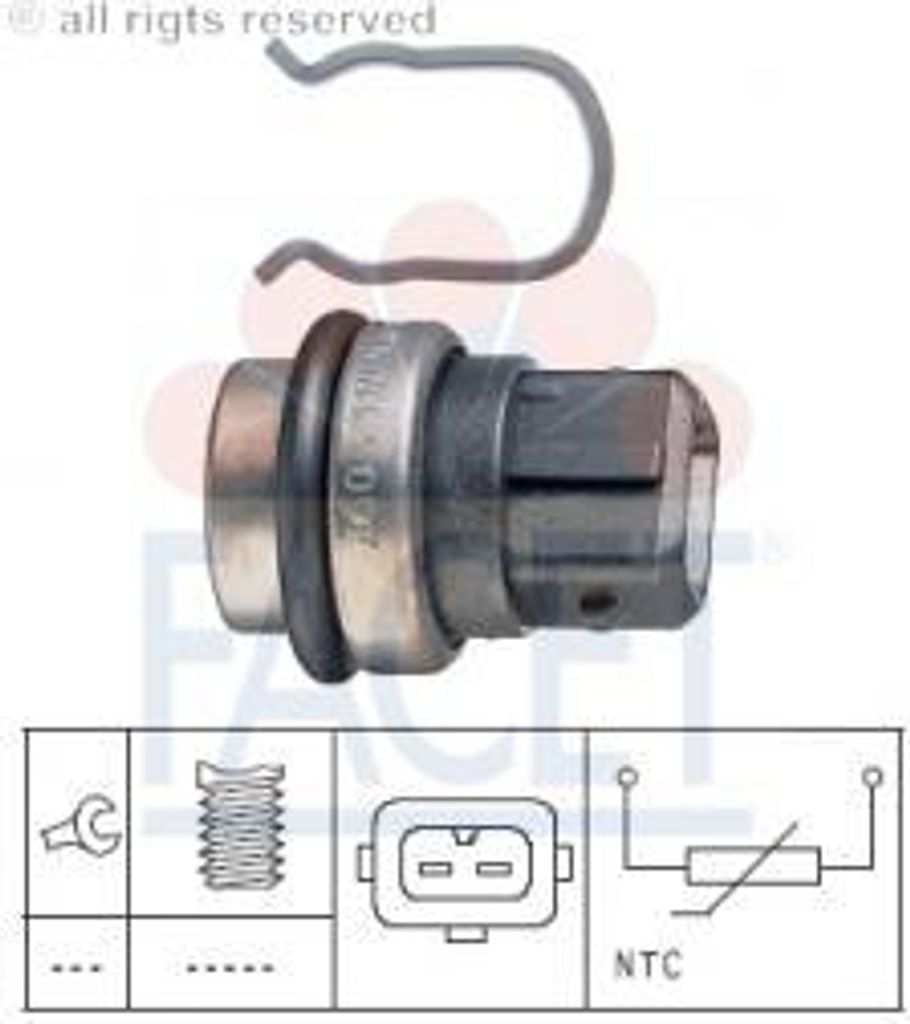 Facet Sensor, Kühlmitteltemperatur 7.3086
