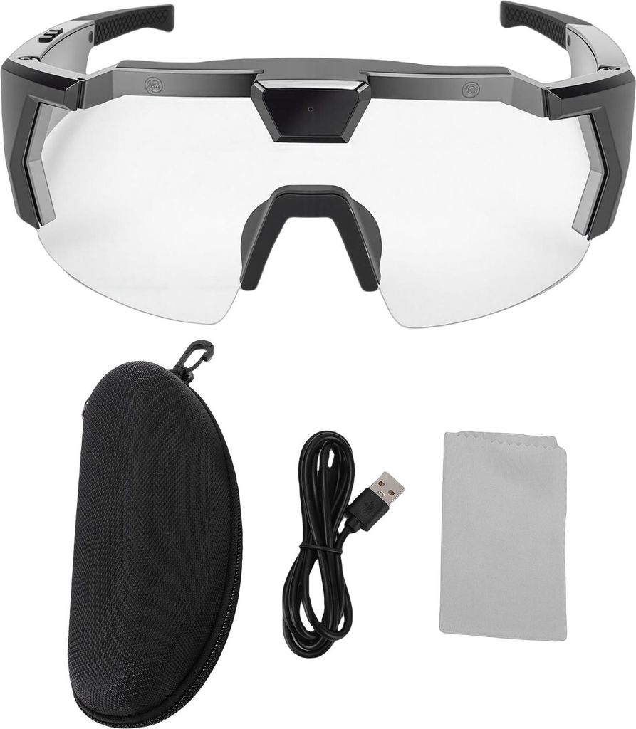 Fahrradbrille mit Kamera 12 MP 1080P HD WiFi Produktbild 