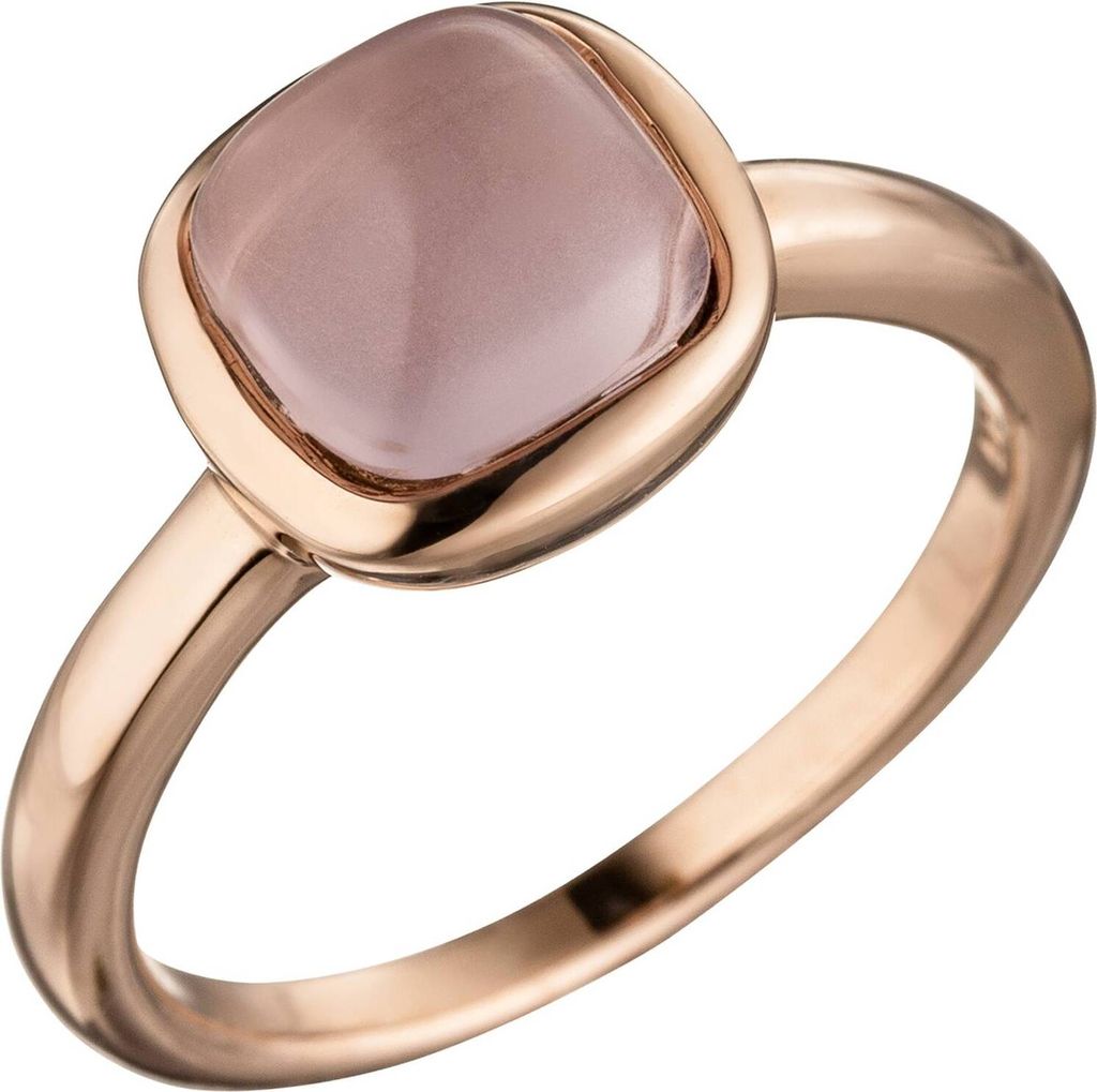 Gr. 52 Damen Ring 925 Sterling Silber rotgold vergoldet mit Produktbild 