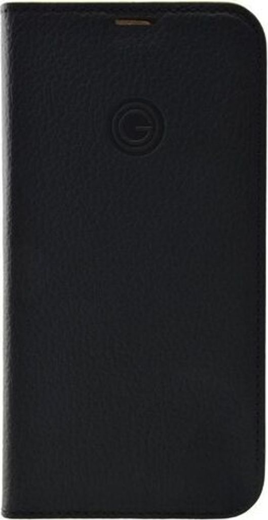 Galeli Echtleder Book Case Schutz-Hülle Marc Flip-Tasche passend für Apple iPhone 13 Pro, schwarz