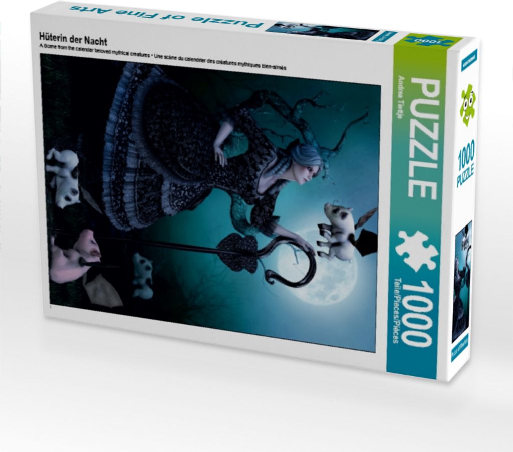 Calvendo Hüterin der Nacht 1000 Teile Puzzle hoch 480x640mm, Tiettje Andrea; 7445212