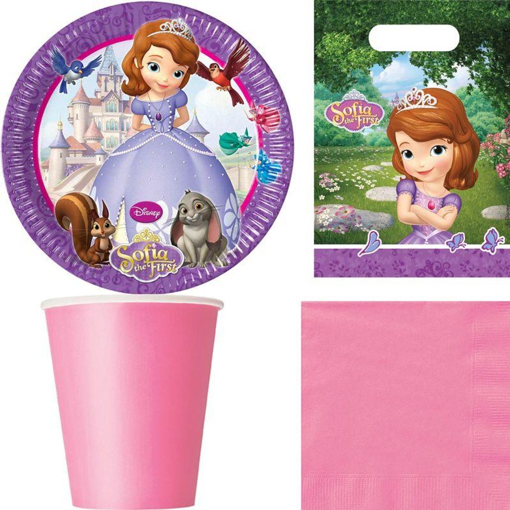 Sofia die Erste Kindergeburtstag Party Set Deko Produktbild 