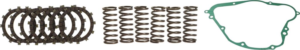 Kupplung Set für Kawasaki KX 125 C Baujahr 1984 Kupplungslamellen Kupplungsfedern Kupplungsdeckeldichtung von pamoto - Neu