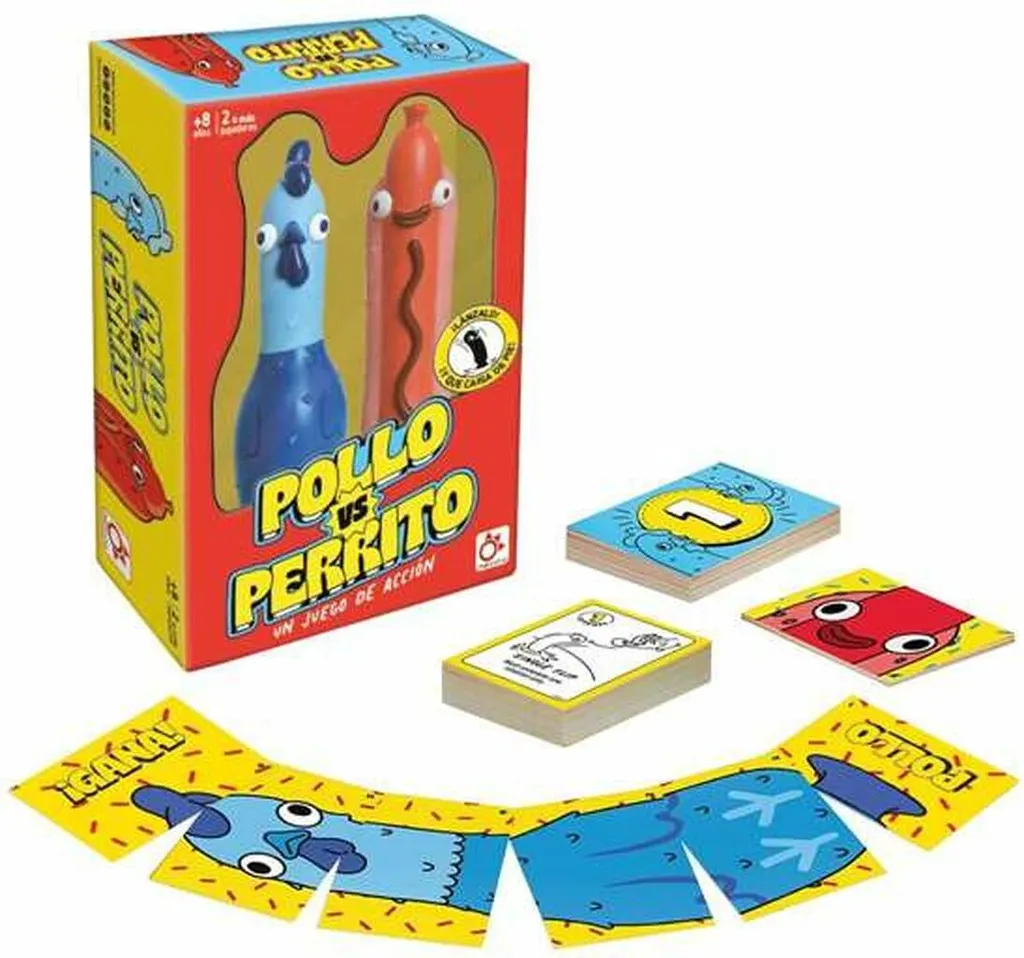 Jeu Mercurio Qui sera le meilleur Poulet ou Chien Jaune One Size