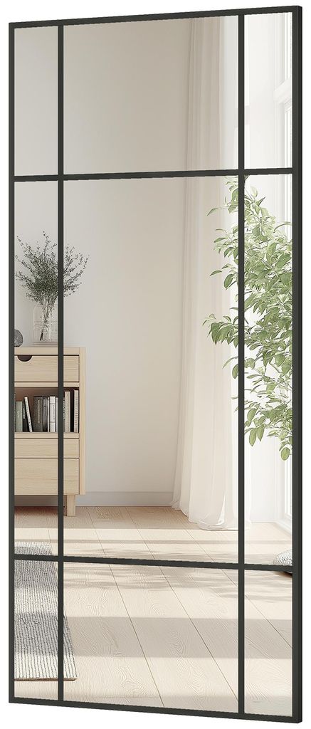 HOMCOM Wandspiegel 50 x 110 cm dekorativer Spiegel mit Produktbild 
