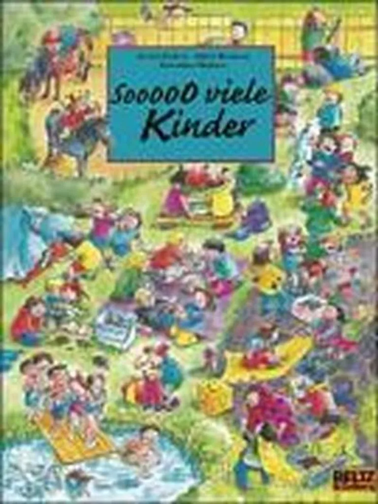 Album illustré Sooooo viele Kinder : grand format cartonné pour l'éveil