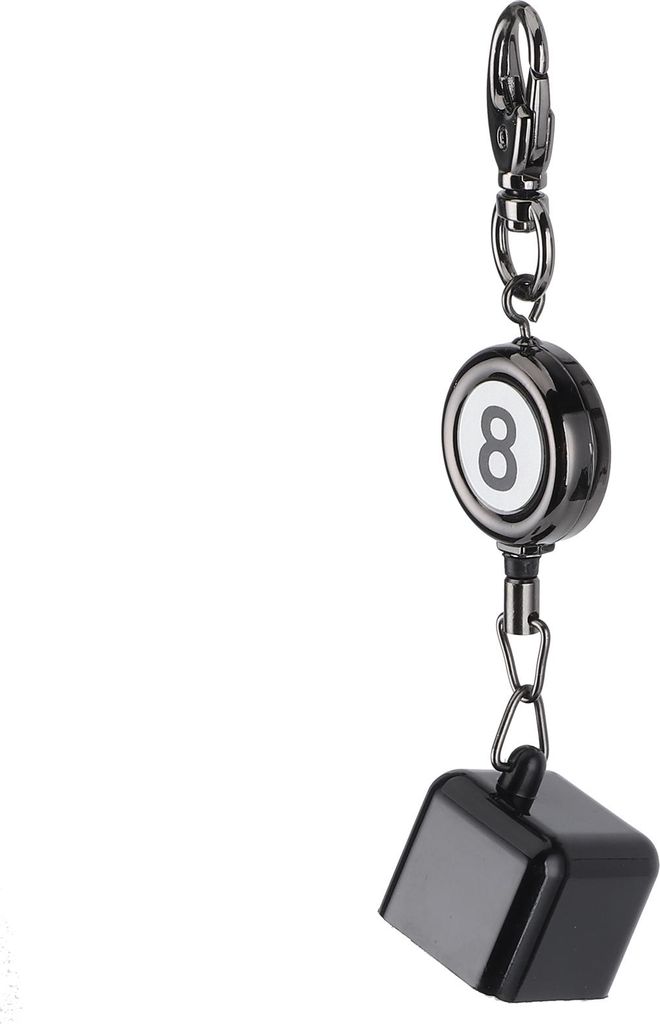 Billiards Snooker Pool Cue -Kreidehalter mit Riemenclips Retractable Tischzubehör