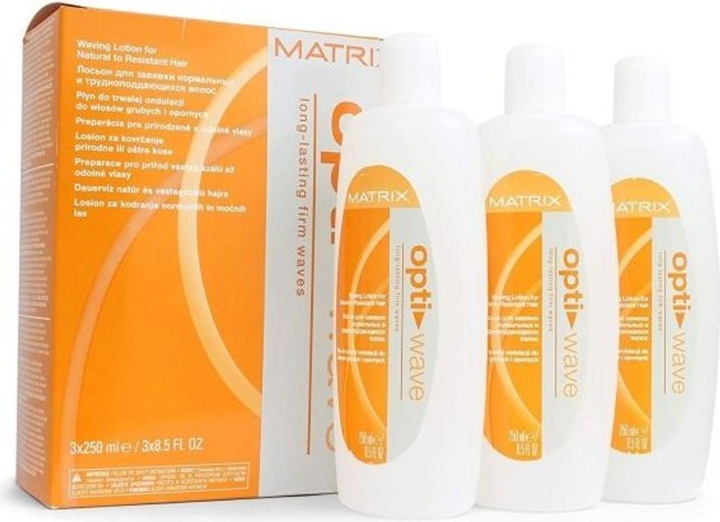 MTX Opti.Wave 3x250ml für schwer wellbares Naturhaar Matrix