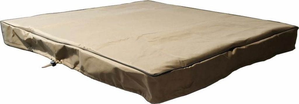 Elementi Wetterschutzhaube für Gasbrenner braun aus Kanevas Textil