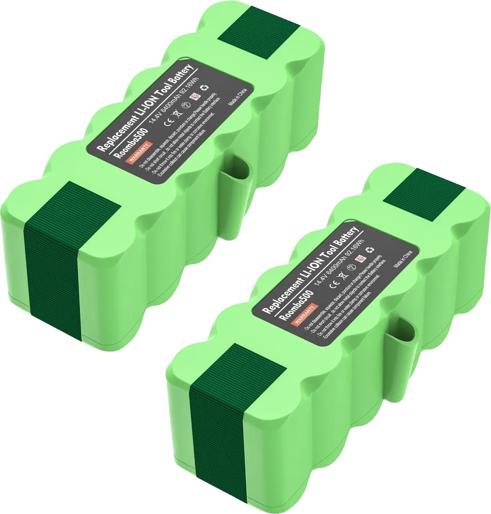 Batteria Hoover 14,4V 6400mAh 2PACK - Ricambio Potenziato Lunga Durata