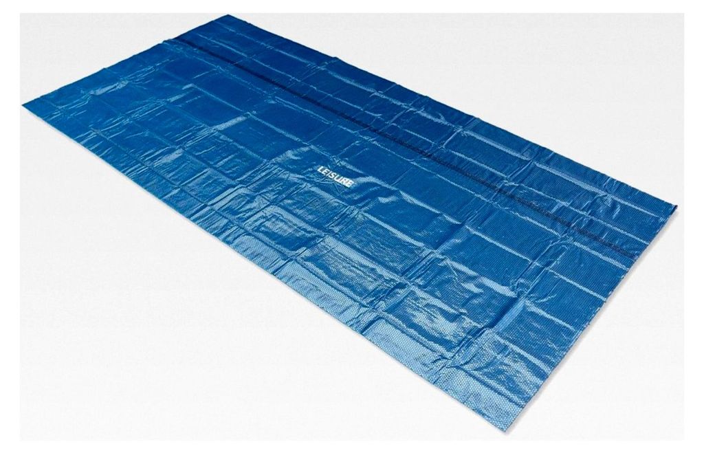 Poolabdeckung Rechteckig 420x210 cm - UV-beständige Solarplane mit Luftkammern - Abdeckplane zum Schutz - Selbstschwimmende Solarfolie, stabile Ab...