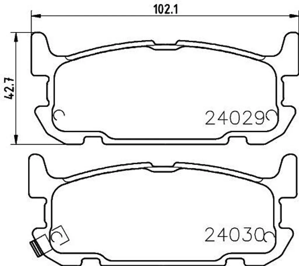 Plaquettes Frein Avant HELLA 8DB 355 010-931 pour Mazda MX-5 NB