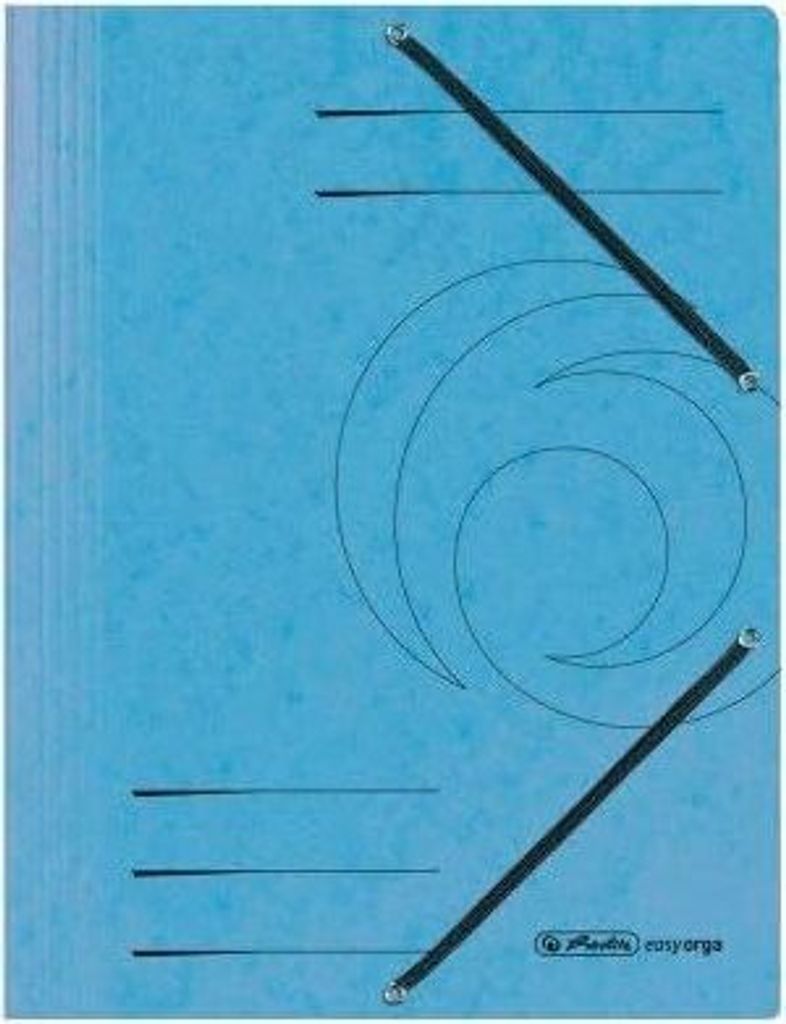 Herlitz, Sammelmappe mit Gummizug, hellblau, DIN A4