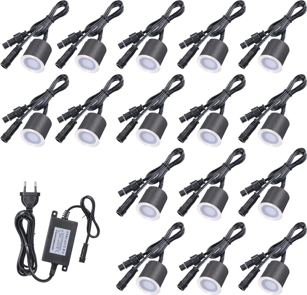 DC12V nízkonapěťové zapuštěné LED osvětlení paluby IP67 Obrázek produktu 