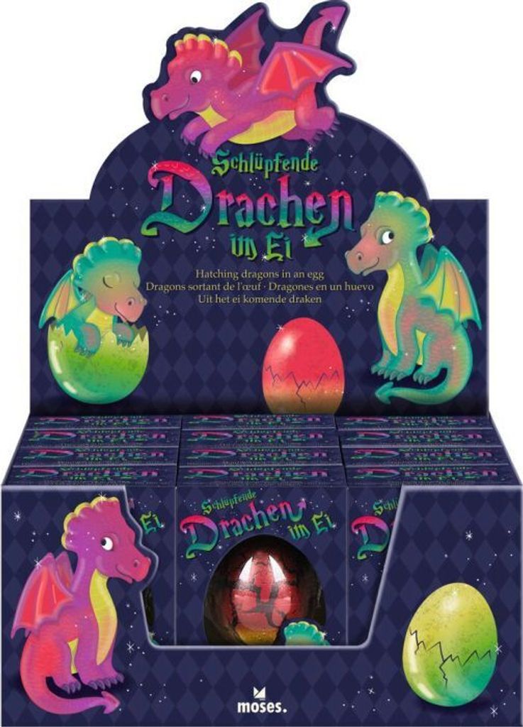 Moses Drachen-Ei zum Schlüpfen im Wasser – wächst nach dem Produktbild 