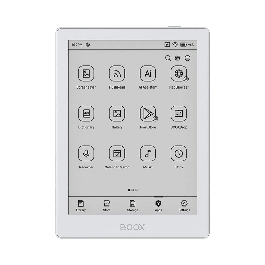 Boox Go 6 Lecteur électronique à encre E-Ink 6 pouces Blanc Android 11