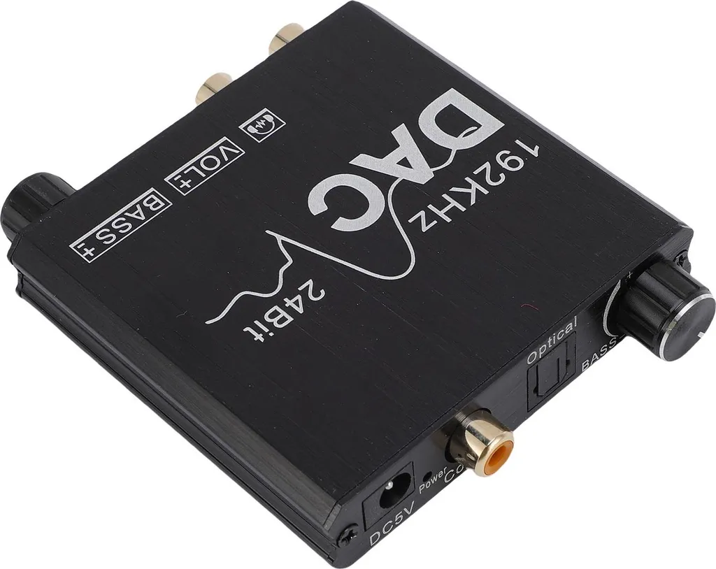 Convertisseur Audio DAC 192kHz 24 bits USB avec Réglage du Volume Actif - 3