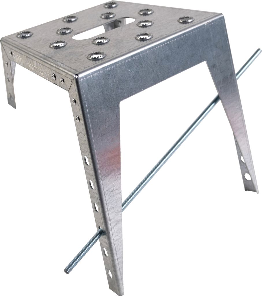 Hangstufe 20 x 20 cm, Stahl verz., Hangtreppe, Außentreppe, Böschungstritte, Gartengestaltung, Trittstufe, Treppenstufe außen, Gartenstufe, Deic...