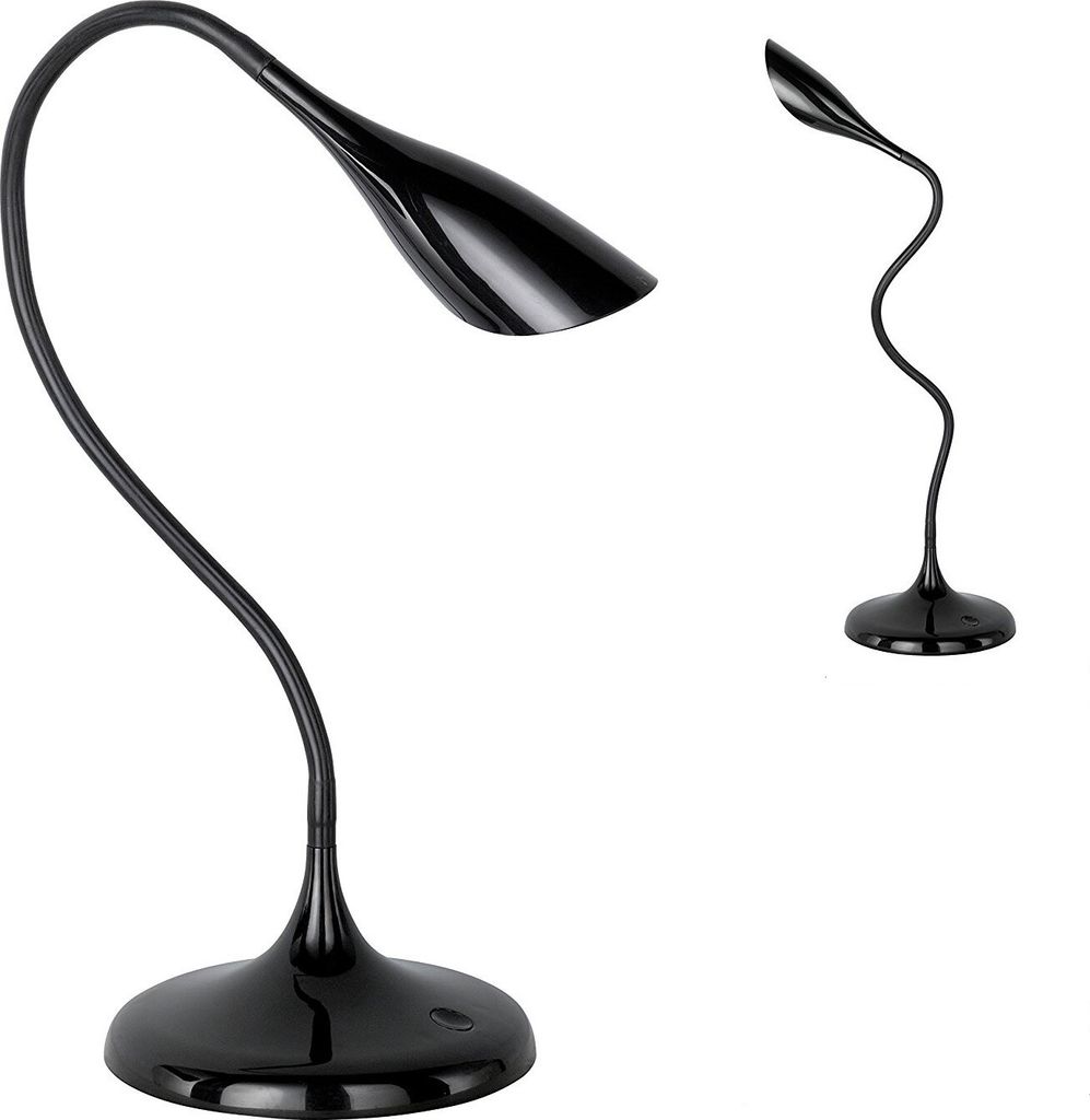 Tischleuchte Verse 1xLED 5W/230V Schwarz Verstellbar Schalter 400lm 4000k