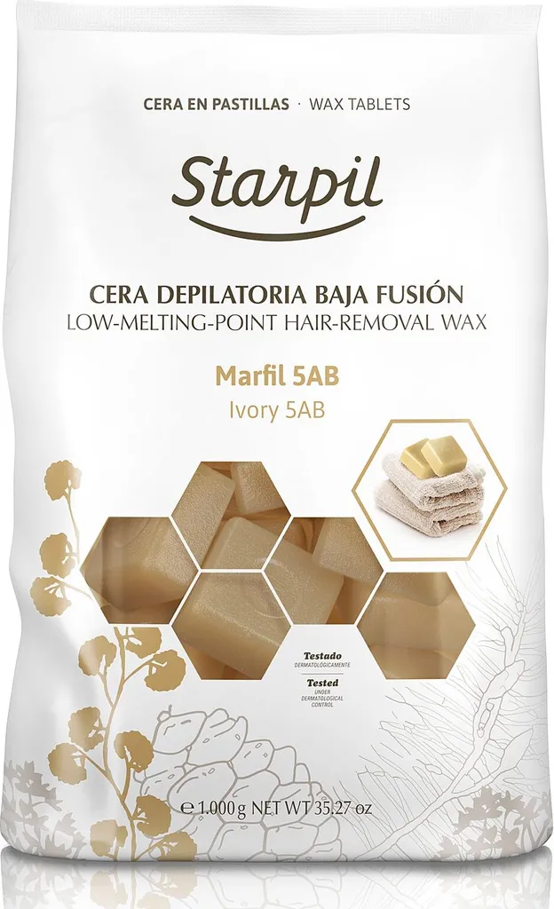 Cire pelable Starpil Wax Baja Fusion Ivory pastilles de 1kg